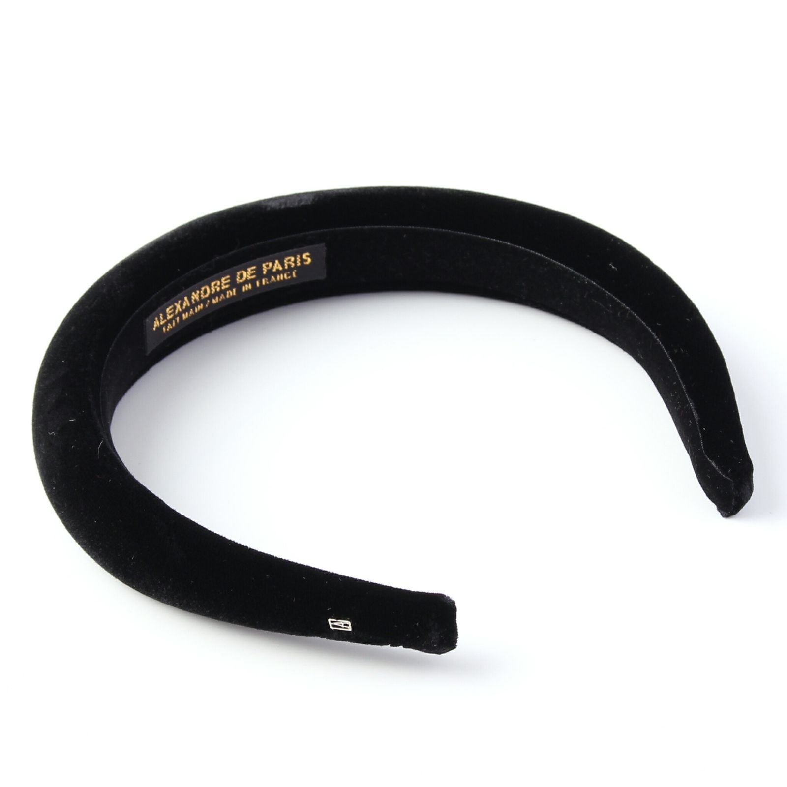 【訳あり】アレクサンドル ドゥ パリ ALEXANDRE DE PARIS カチューシャ ブラック LE VELOURS PRUNILLE HEADBAND レディース 25mm THB25-1T-A20 N NOIR【アウトレット】