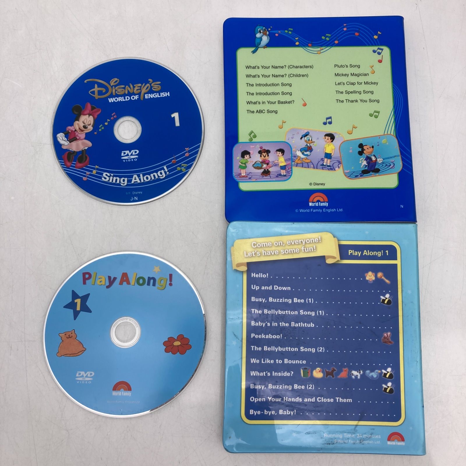 シングアロング プレイアロング 新子役DVD DWE ディズニー英語システム
