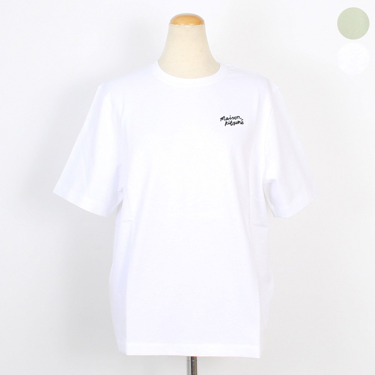 メゾン キツネ MAISON KITSUNE 半袖Tシャツ MAISON KITSUNE HANDWRITING COMFORT TEE-SHIRT レディース PW00114 KJ0119