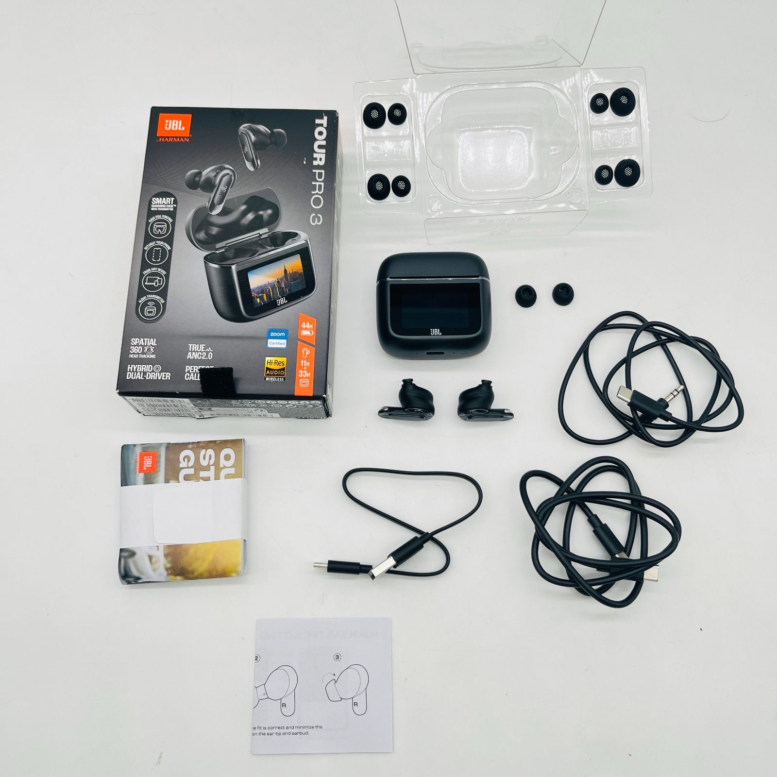 JBL TOUR PRO 3 ワイヤレスイヤホン bluetooth/ハイブリッドノイズ