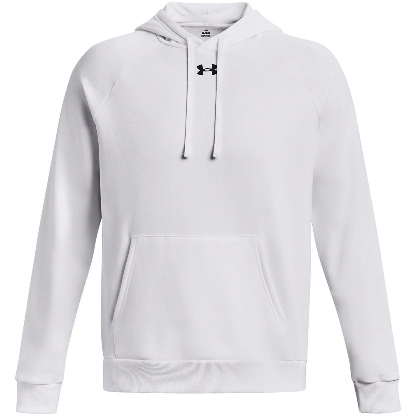 新品 [アンダーアーマー] UA Rival Fleece Hoodie White Black LG