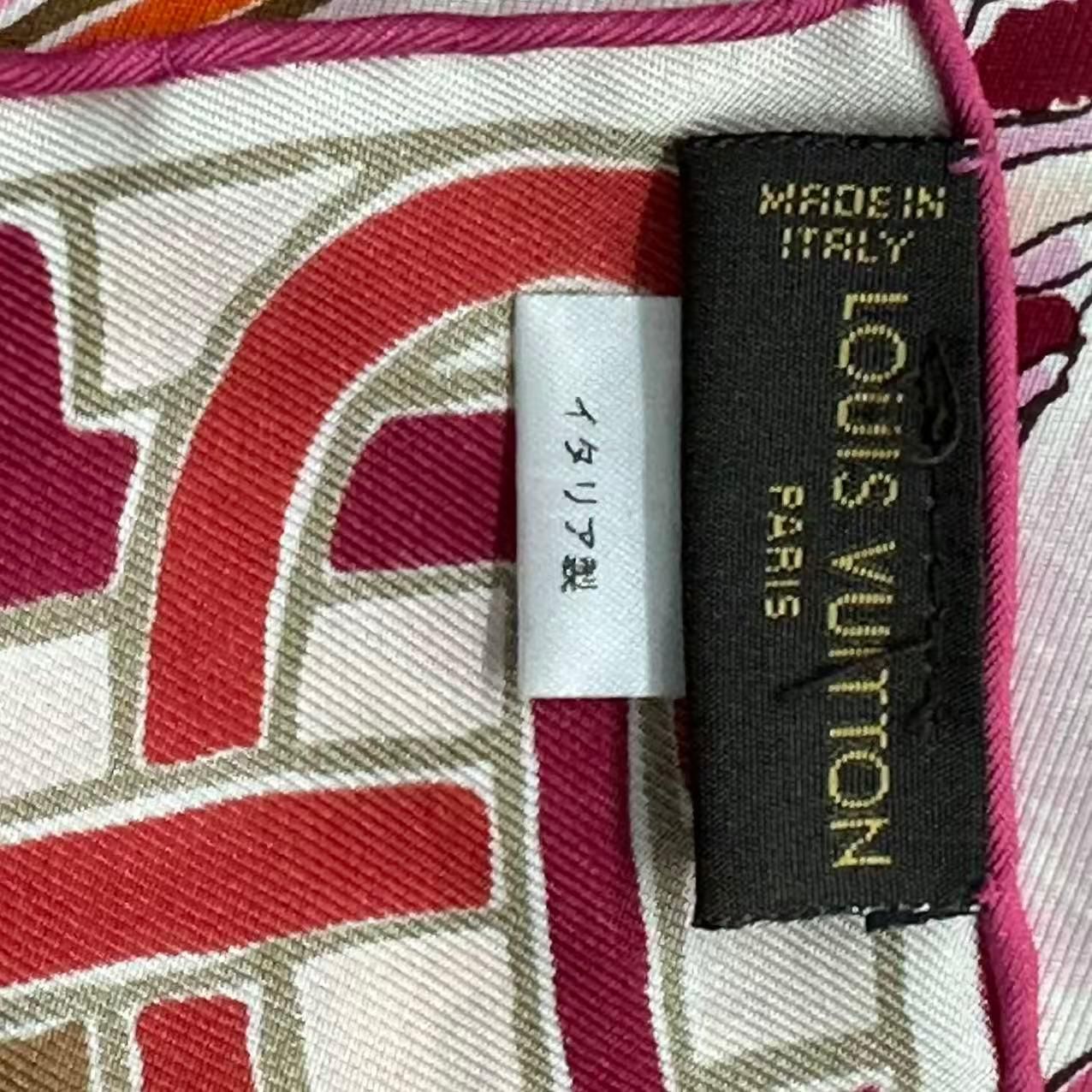 極美品 LOUIS VUITTON ルイ・ヴィトン スカーフ シルク モノグラム