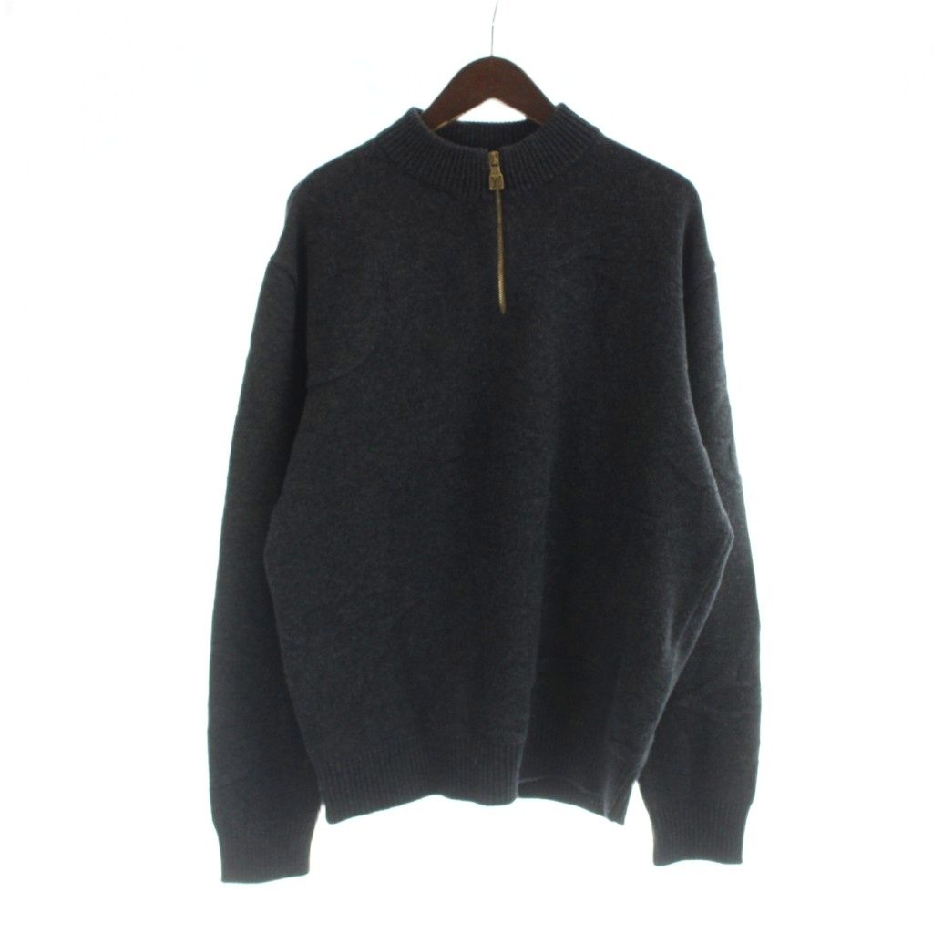 ルイヴィトン LOUIS VUITTON ニット セーター モノグラム ジャカード ウール ハーフジップ 長袖 RM251M9 NOS HSN04W L グレー ■GY18 /MQ 110,450円