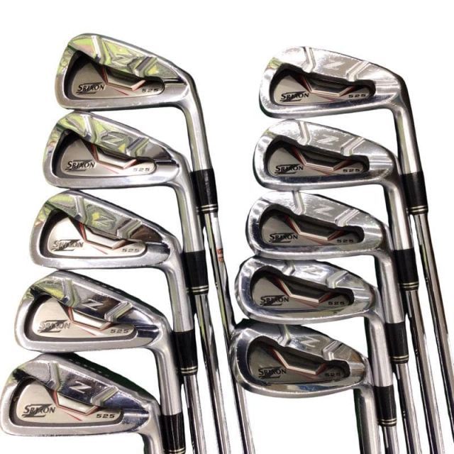 【中古】 ダンロップ SRIXON Z525 10S アイアンセット IR NS PRO 980GH D.S.T (フレックスS) メンズ 男性用 右利き 右用 Dランク ゴルフクラブ