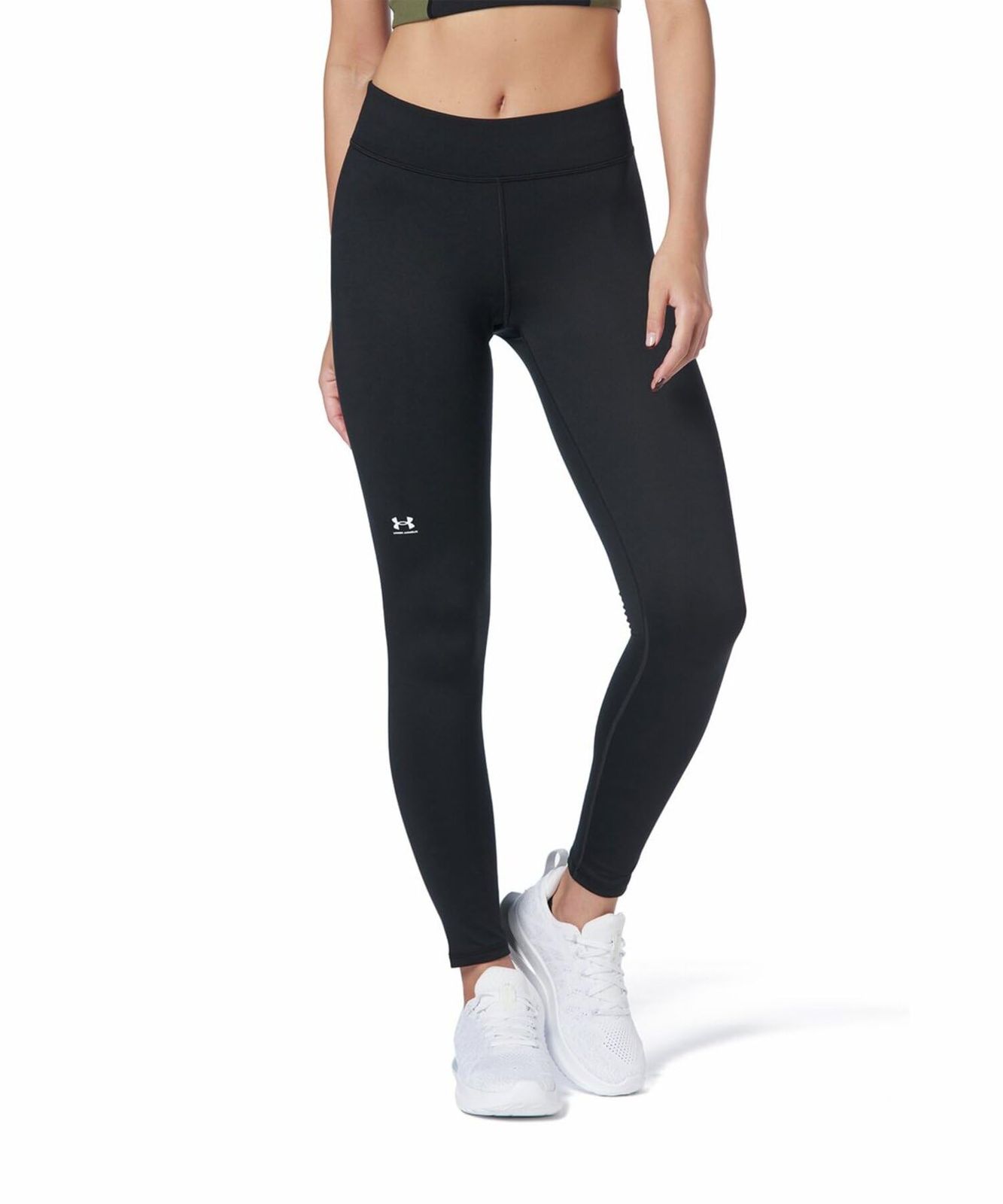 新品 [アンダーアーマー] UA CG Authentics Legging Black White MD