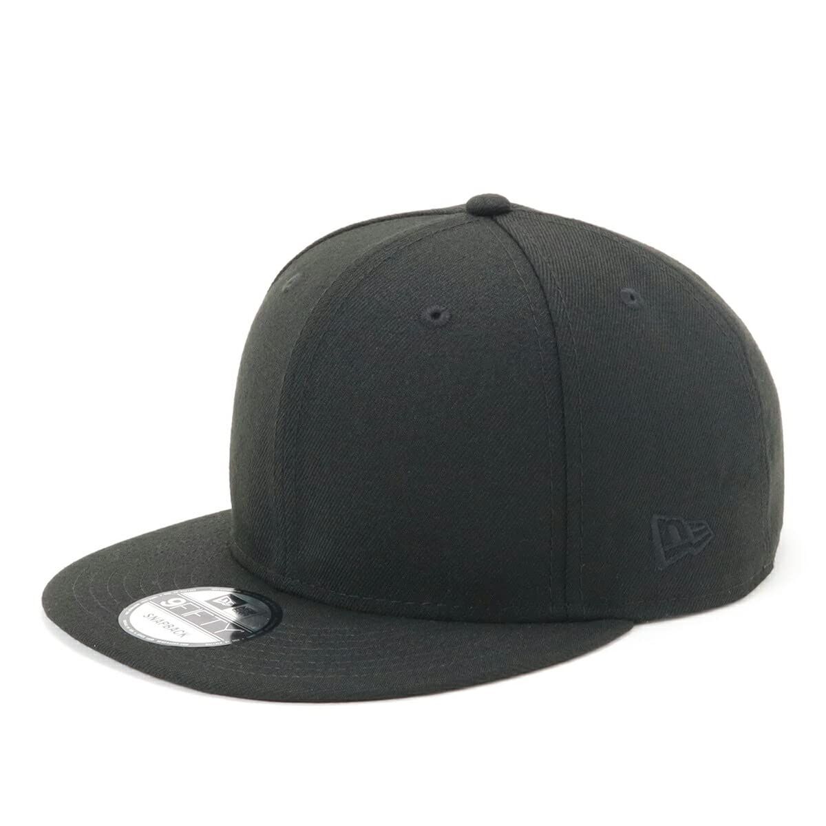 新品 [ニューエラ] フラットバイザー キャップ シンプル ブラック/ブラック S/M 950 BASIC BLK BLK 25J