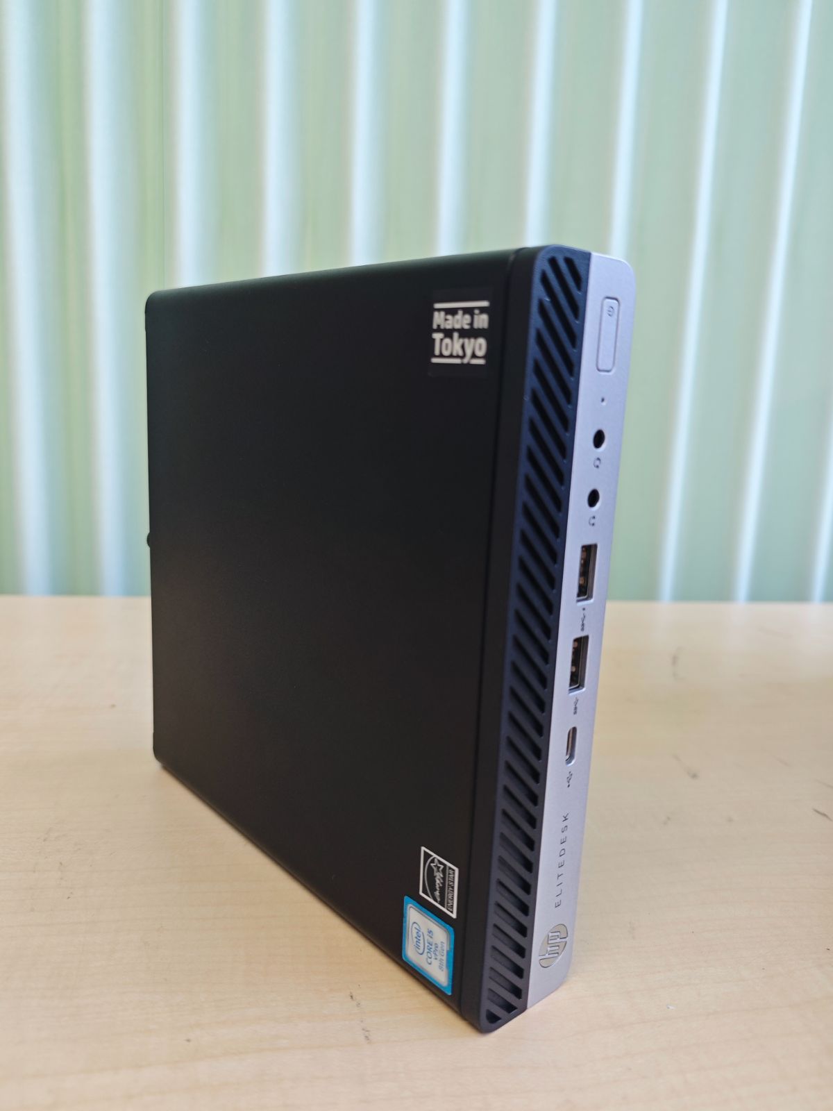 【第8世代Core i5・高速SSD搭載・即使用OK】HP EliteDesk 800 G4 DM 35W メモリ8GB SSD256GB Windows11 Pro WPS Office付き 超小型PC WiFi