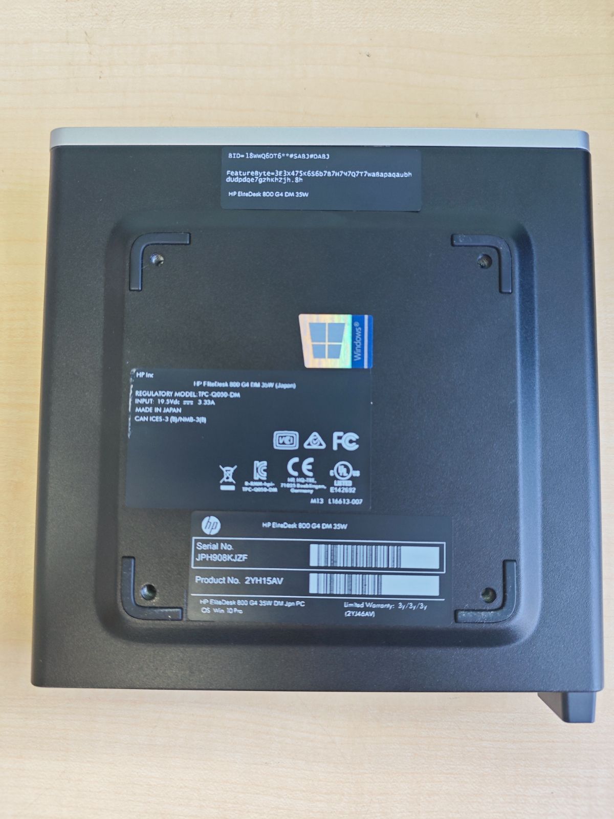 【第8世代Core i5・高速SSD搭載・即使用OK】HP EliteDesk 800 G4 DM 35W メモリ8GB SSD256GB Windows11 Pro WPS Office付き 超小型PC WiFi 【第8世代Core i5・高速SSD搭載・即使用OK】HP EliteDesk 800 G4 DM 35W メモリ8GB SSD256GB Windows11 Pro WPS Office付き 超小型PC WiFi