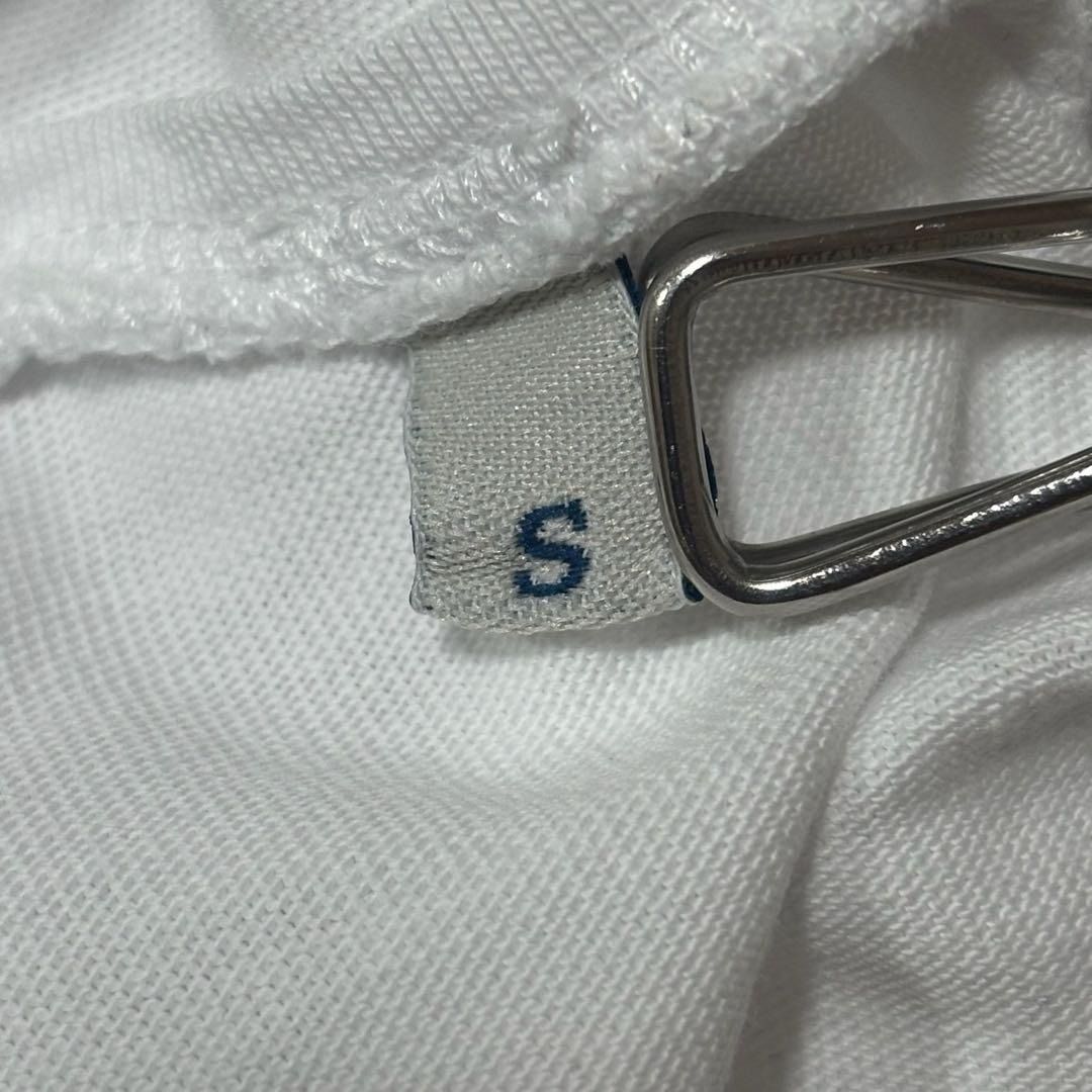モンクレール 襟ロゴ ホワイト Tシャツ S 国内正規品 5S523 モンクレール 襟ロゴ ホワイト Tシャツ S 国内正規品 5S523
