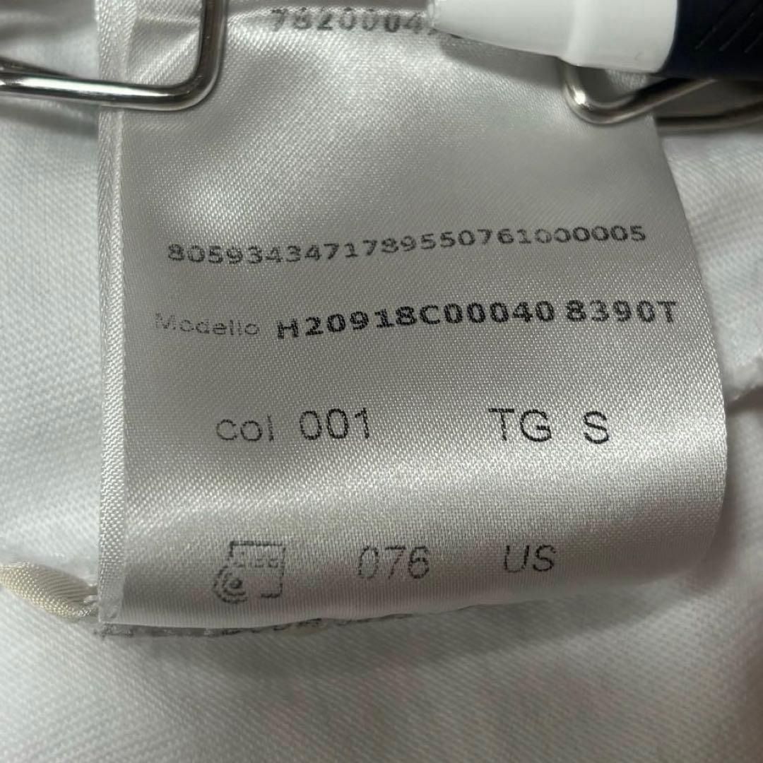 モンクレール 襟ロゴ ホワイト Tシャツ S 国内正規品 5S523 モンクレール 襟ロゴ ホワイト Tシャツ S 国内正規品 5S523
