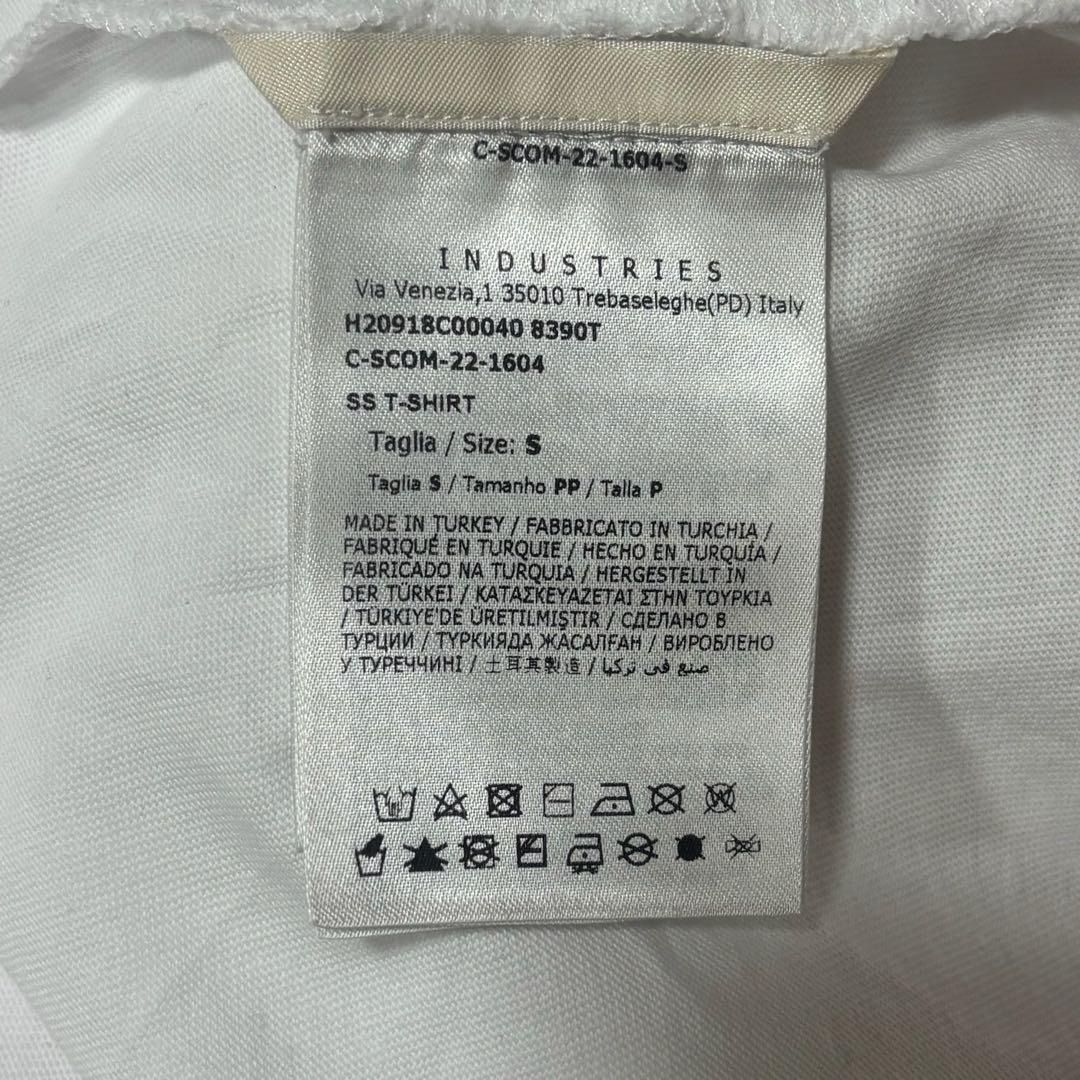 モンクレール 襟ロゴ ホワイト Tシャツ S 国内正規品 5S523 モンクレール 襟ロゴ ホワイト Tシャツ S 国内正規品 5S523