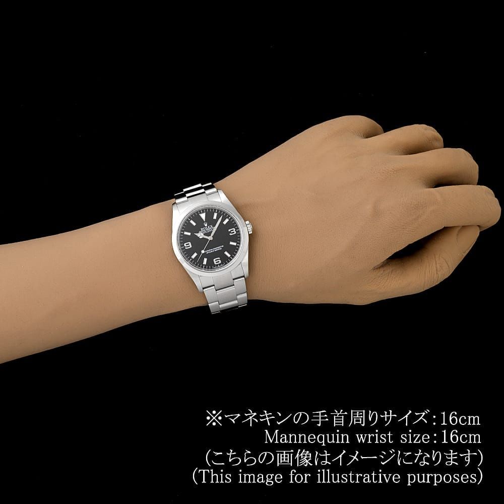 ロレックス エクスプローラーI 14270 ブラック A番 中古 メンズ