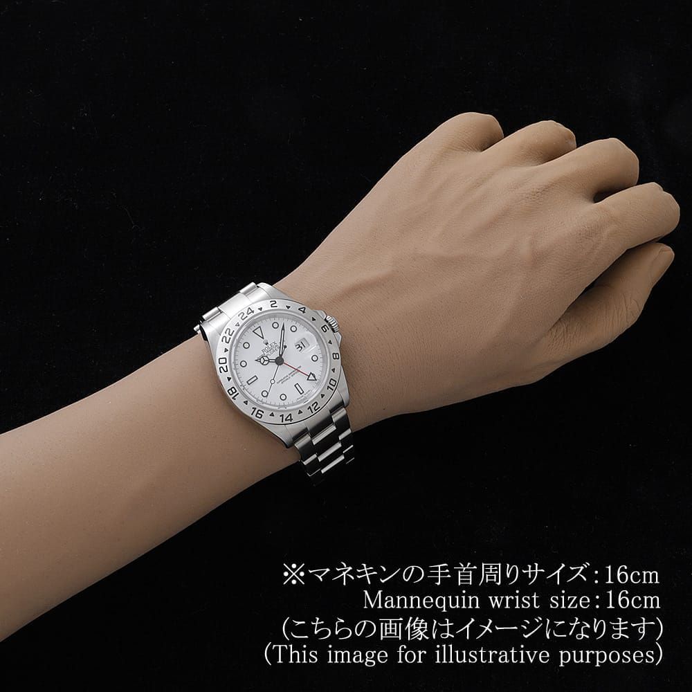 ロレックス エクスプローラーII 16570 ホワイト A番 中古 メンズ ロレックス エクスプローラーII 16570 ホワイト A番 中古 メンズ