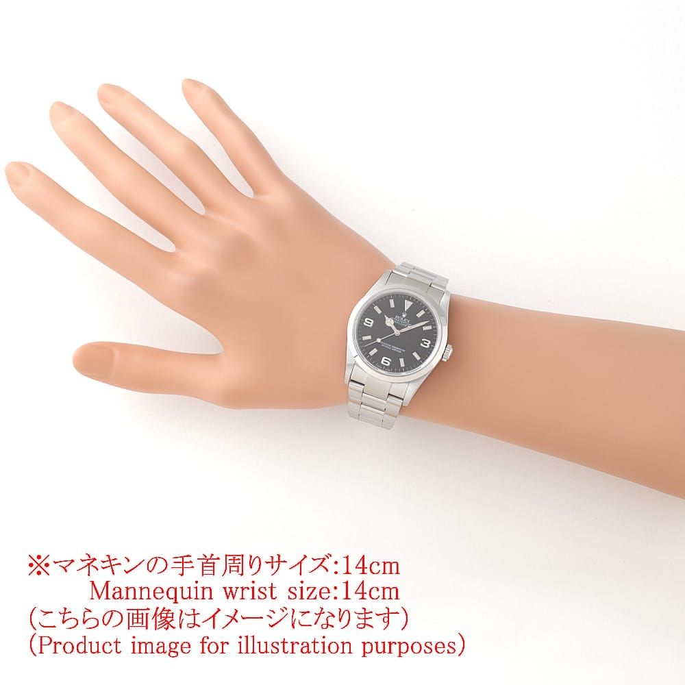 ロレックス エクスプローラーI 114270 ブラック Y番 中古 メンズ ロレックス エクスプローラーI 114270 ブラック Y番 中古 メンズ