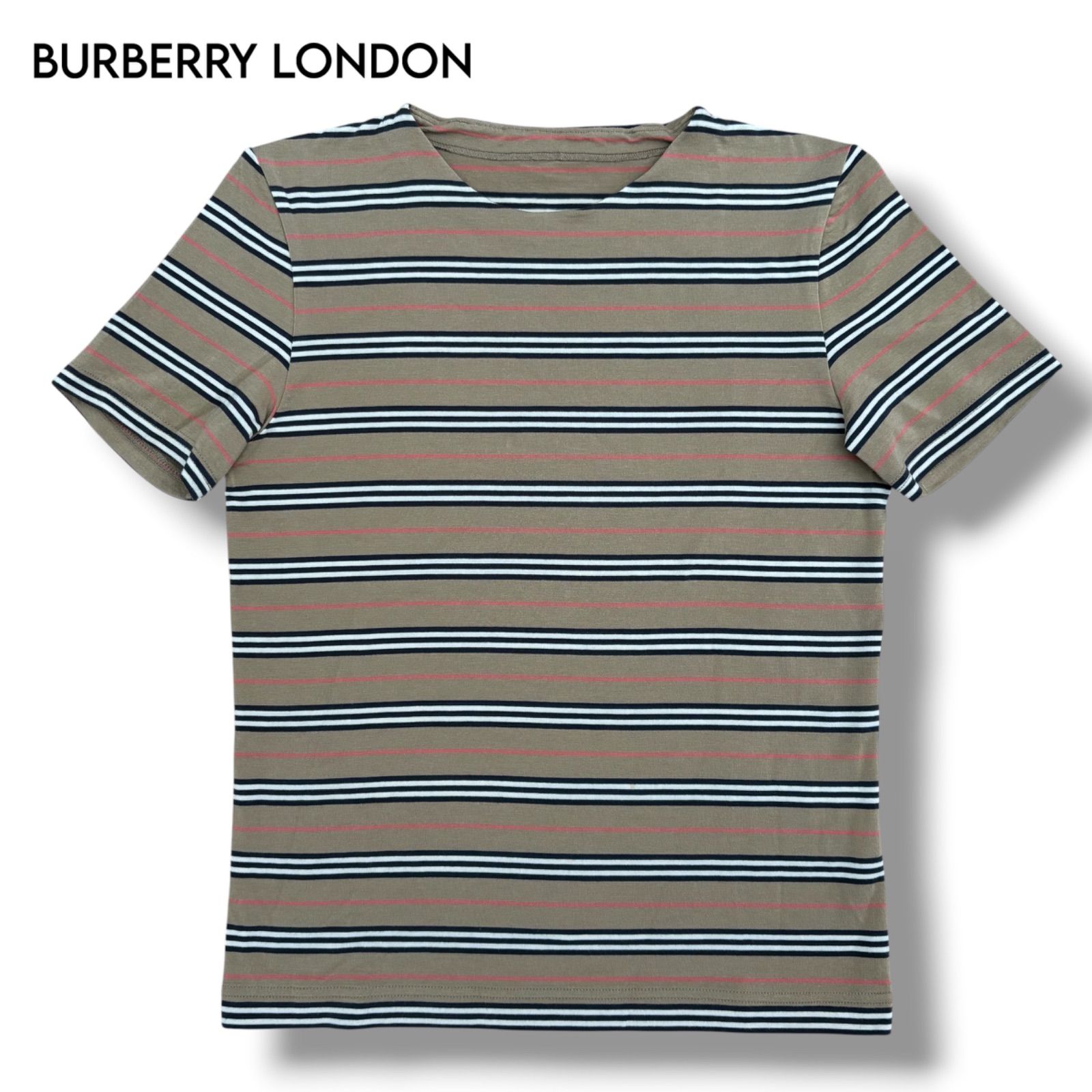 【BURBERRY LONDON】マルチボーダー ストレッチカットソー 1