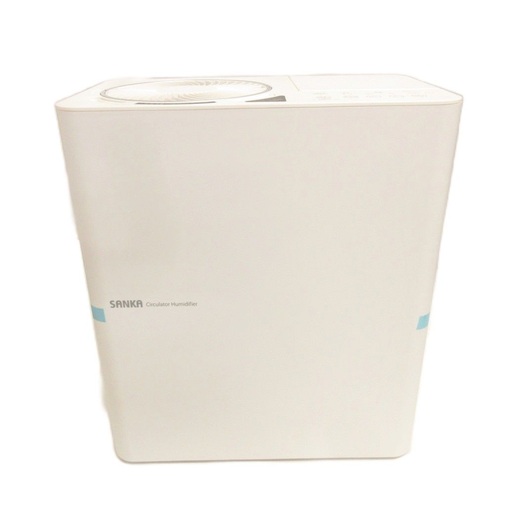 SANKA サーキュレーター付パワースチーム加湿器 SSH-8000WH 白 ホワイト