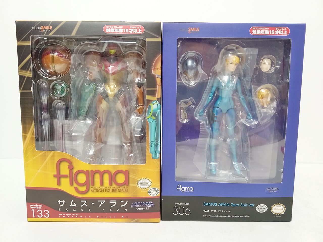 グッドスマイルカンパニー METROID Other M figma サムス・アラン サムス・アランゼロスーツver. メトロイド2個セット [M-7248]