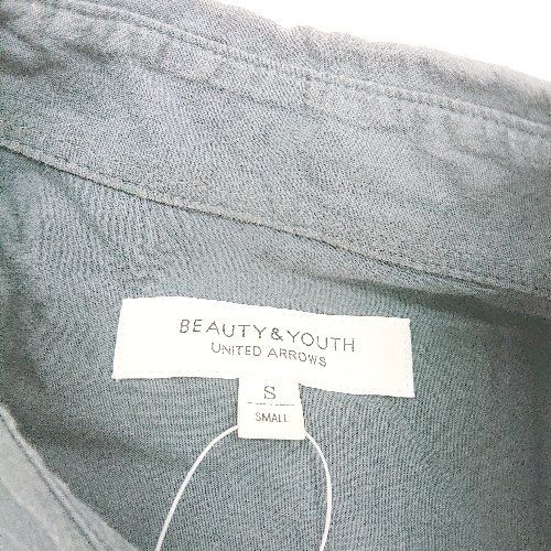◇ BEAUTY&YOUTH フロントボタン くすみカラー 胸ポケット シャツ 長袖 ロング ワンピース サイズS ブルー系 レディース E 【1306260048318】 ◇ BEAUTY&YOUTH フロントボタン くすみカラー 胸ポケット シャツ 長袖 ロング ワンピース サイズS ブルー系 レディース E 【1306260048318】
