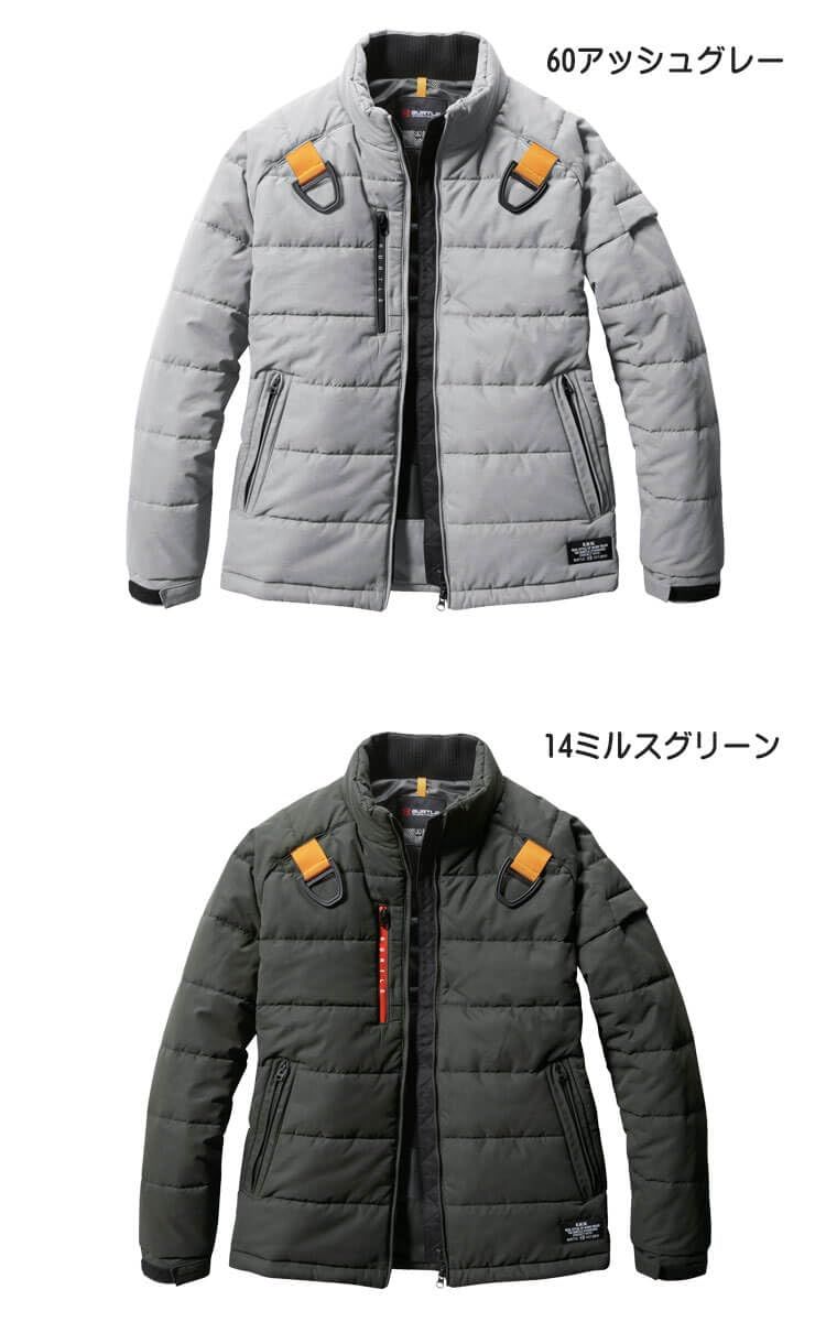 新品 [BURTLE] [バートル] 防寒着 サーモクラフト 防寒 ジャケット (単品) 5040 THERMOCRAFT M 60アッシュグレー