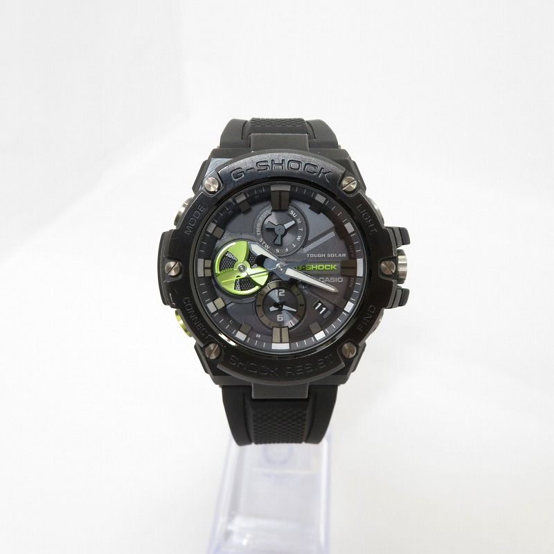 【瀬戸大橋店】 中古 G-SHOCK | ジーショック 腕時計 アナデジソーラー G-STEEL/GST-B100 Series GST-B100B-1A3JF ブラック 【131】