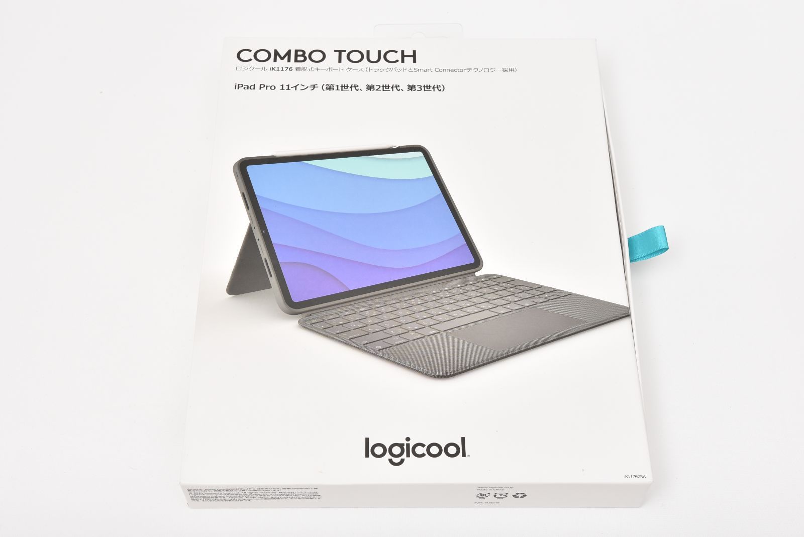 【動作保証有り！】ロジクール Logicool iPad Pro 11インチ 第4世代 第3世代 第2世代 第1世代 対応 トラックパッド付き キーボード付きケース Combo Touch iK1176GRA (2466）