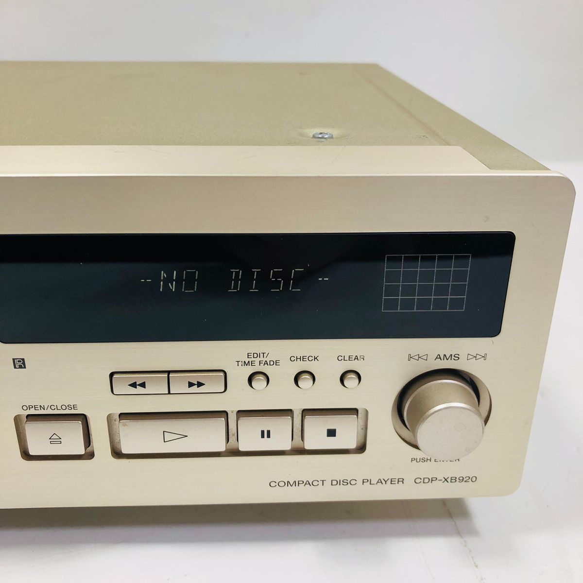 訳あり格安 SONY CDP-XB920 CDプレーヤー ソニー CDデッキ 光学固定式 
