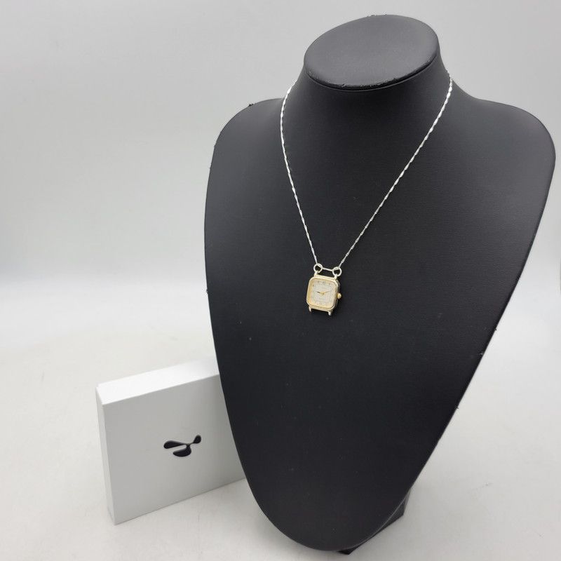 【中古品】 HIDAKA ヒダカ HDK-NE09 TINY WATCH NECKLACE タイニー ウォッチ ネックレス アクセサリー 【192-260515-cs-07-izu】