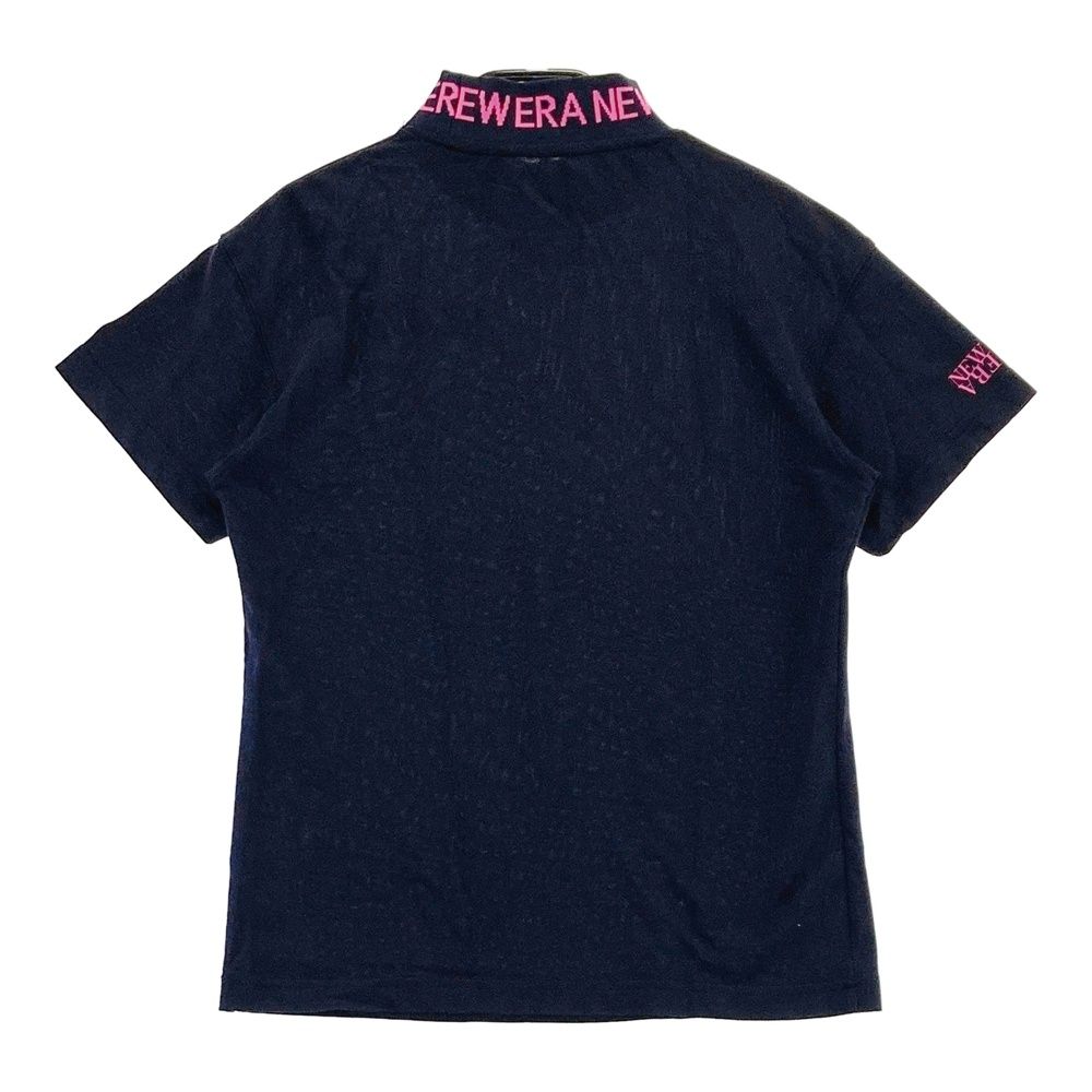 ARCHIVIO アルチビオ モックネック半袖Tシャツ ロゴプリント ストレッチ サイズ：36 ARCHIVIO アルチビオ ×NEW ERA モックネック 半袖Tシャツ