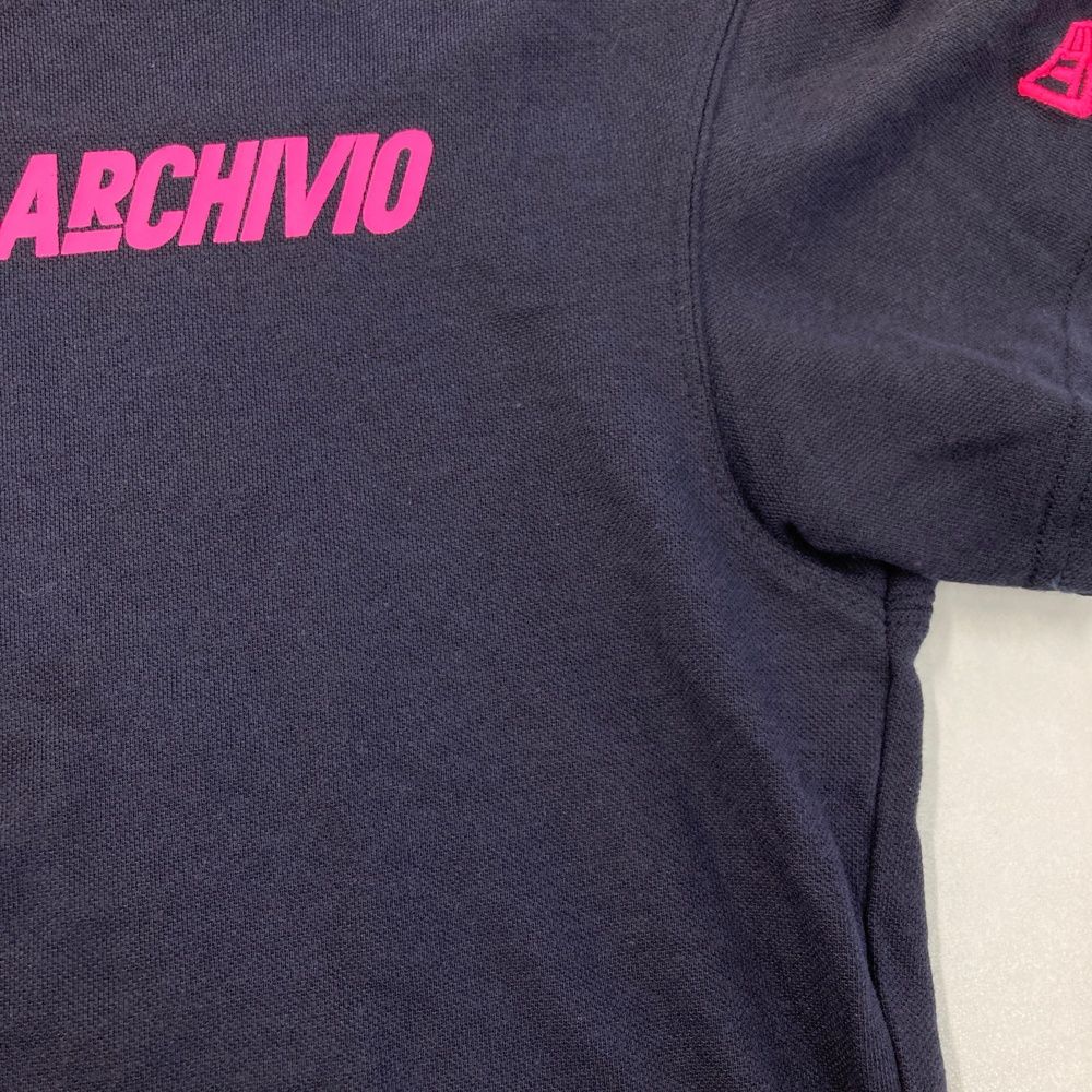 サイズ：36 ARCHIVIO アルチビオ ×NEW ERA モックネック 半袖Tシャツ