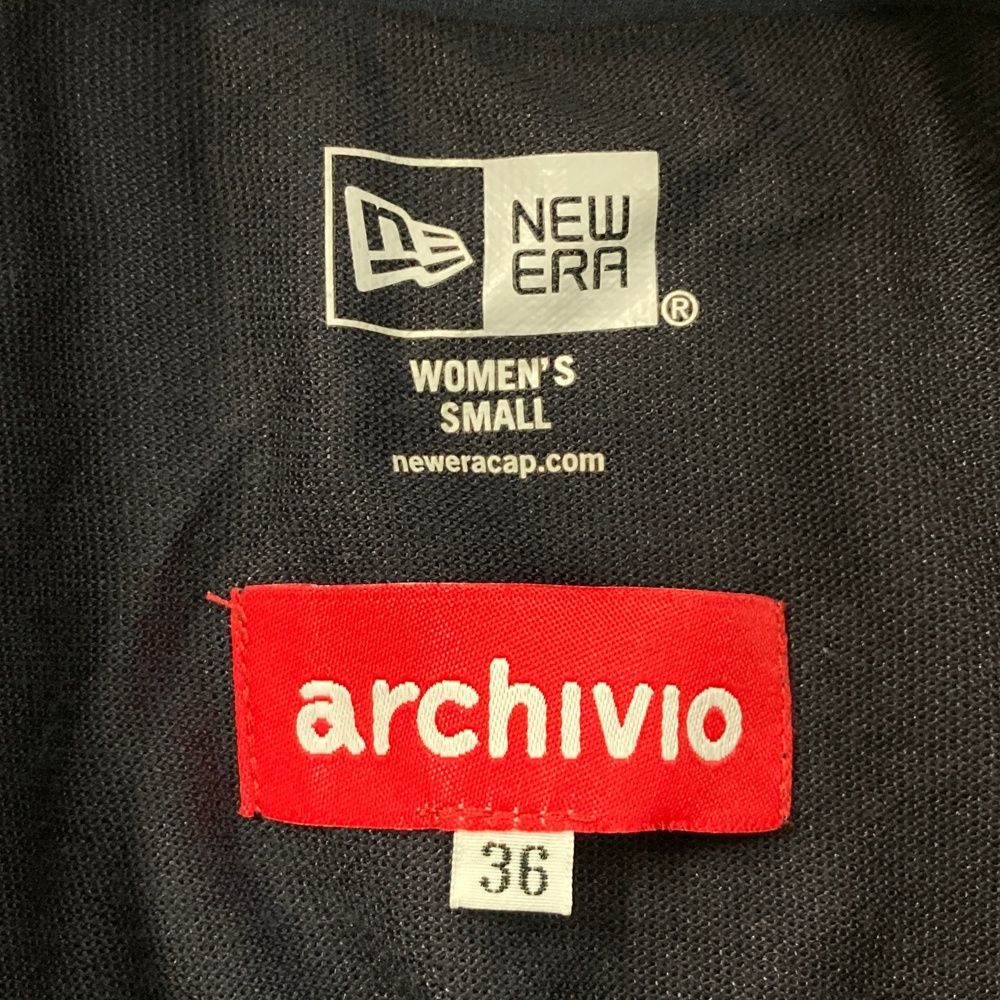 サイズ：36 ARCHIVIO アルチビオ ×NEW ERA モックネック 半袖Tシャツ