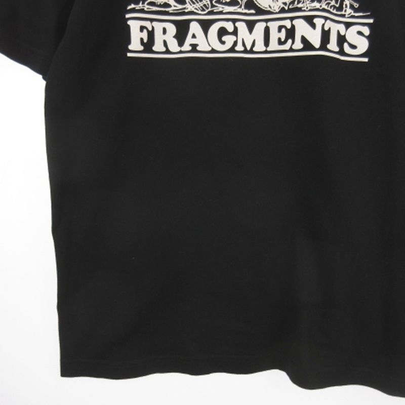 フラグメントデザイン FRAGMENT DESIGN ×VA ×PEANUTS Tシャツ 半袖 VBM-25200-C ブラック XL フラグメントデザイン FRAGMENT DESIGN ×VA ×PEANUTS Tシャツ 半袖 VBM-25200-C ブラック XL