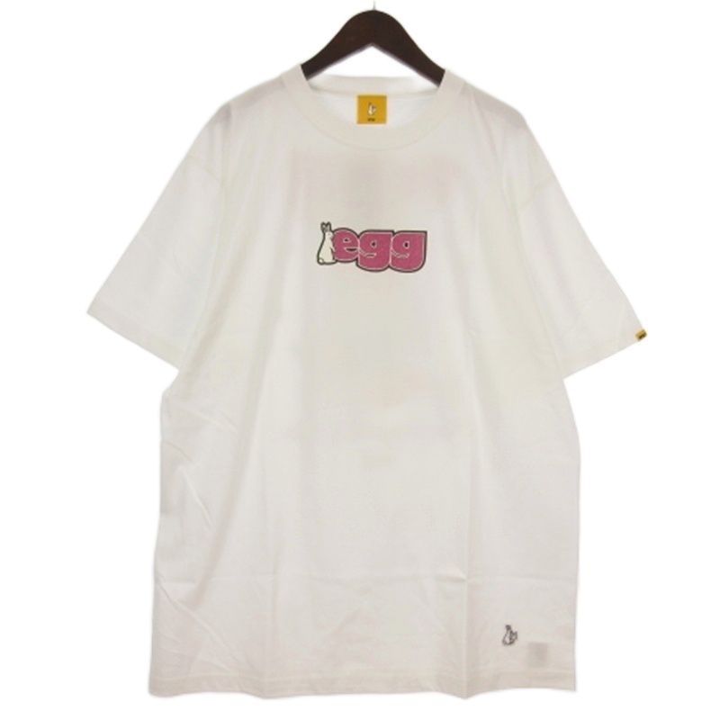 # FR2 × egg Tシャツ カットソー 半袖 プリント FRC4520 ホワイト XL