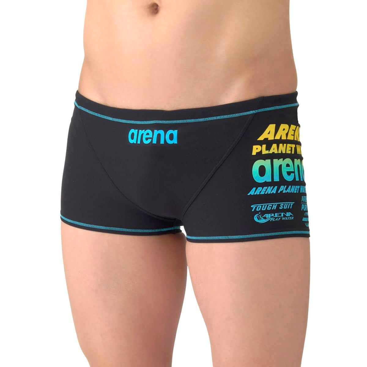 新品 arena(アリーナ) 競泳水着 トレーニング用 メンズ 【TOUGHSUIT】 Sサイズ 水泳 スイミング 耐久性 練習用 トレーニング向け ショートレッグ AS6SWM39M