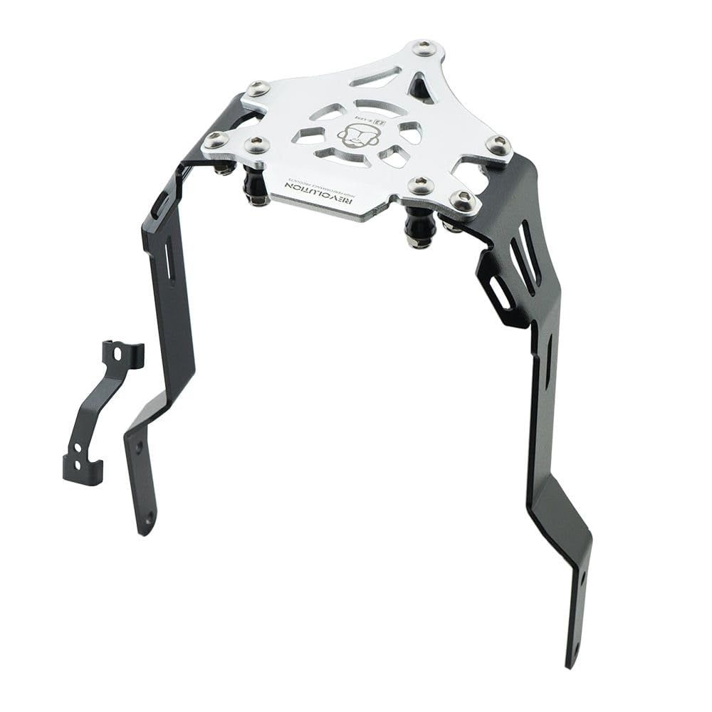 新品 REVOLUTION ダウンフェンダーステー ホンダ モンキー125用 /Front Fender Bracket For HONDA MONKEY125 JB02 JB03 フロントフェンダーブラケット (Silver)
