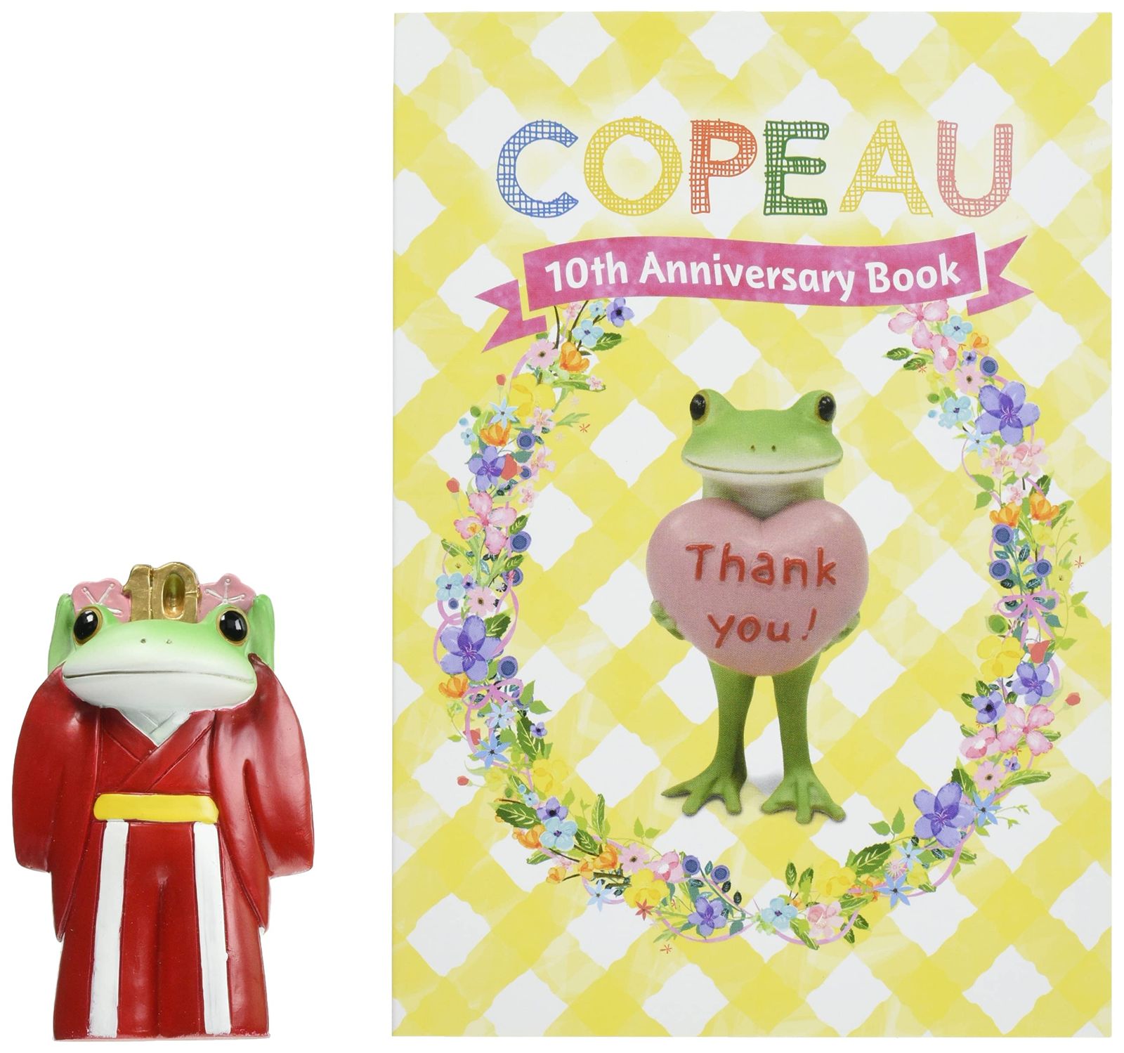 新品 ダイカイ Copeau(コポー) カエル の 置物 かわいい インテリア飾り コポー 10周年記念 和装 5.5x3x8.5(cm) Copeau(コポー) 73184