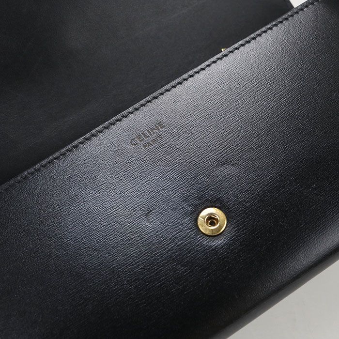 CELINE セリーヌ ラージウォレット トリオンフ 10E313DPV.38NO 長財布二折 カーフ【中古】 レディース CELINE セリーヌ ラージウォレット トリオンフ 10E313DPV.38NO 長財布二折 カーフ【中古】 レディース