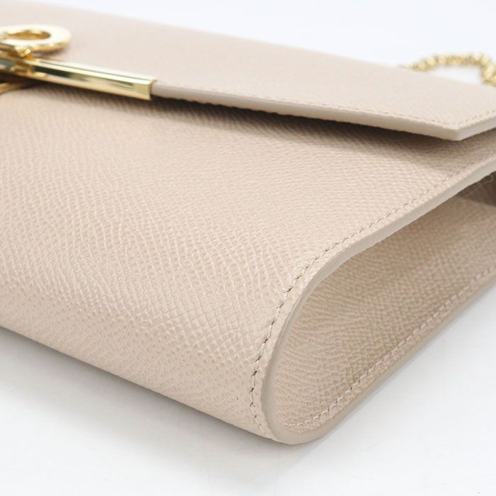FERRAGAMO フェラガモ チェーンショルダーバッグ ガンチーニ 22 C941 ショルダーバッグ カーフ【中古】 レディース FERRAGAMO フェラガモ チェーンショルダーバッグ ガンチーニ 22 C941 ショルダーバッグ カーフ【中古】 レディース