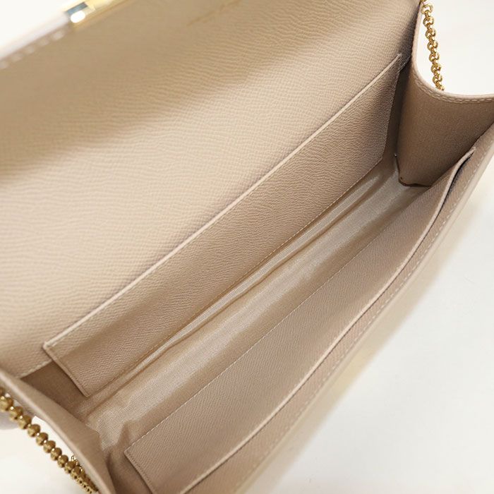 FERRAGAMO フェラガモ チェーンショルダーバッグ ガンチーニ 22 C941 ショルダーバッグ カーフ【中古】 レディース FERRAGAMO フェラガモ チェーンショルダーバッグ ガンチーニ 22 C941 ショルダーバッグ カーフ【中古】 レディース