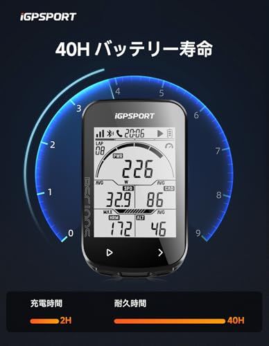 iGPSPORT BSC100S サイクルコンピュータ GPSサイコン 自転車スピードメーター Bluetooth5.0&ANT+対応ワイヤレスケイデンス・スピードセンサー＆パワーメーター Type-C 高速充電と2.6インチ大型 LCD 自 6dacd029