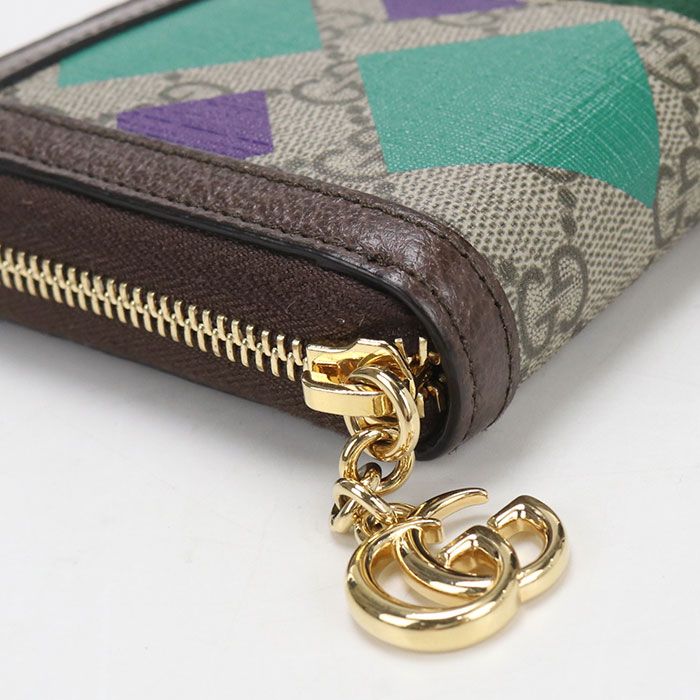 GUCCI グッチ ラウンドジップウォレット オフィディア 523154 長財布ラウンドファスナー PVC【中古】 レディース GUCCI グッチ ラウンドジップウォレット オフィディア 523154 長財布ラウンドファスナー PVC【中古】 レディース