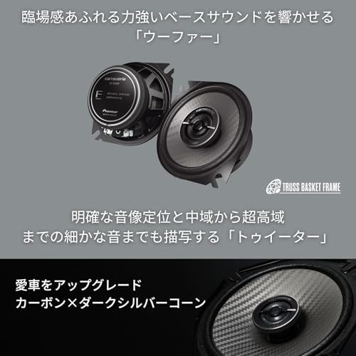 Pioneer スピーカー TS-F1050 10cm カスタムフィット コアキシャル 2ウェイ ハイレゾ対応 カロッツェリア(沖縄・離島の方不可) b0a23e6e