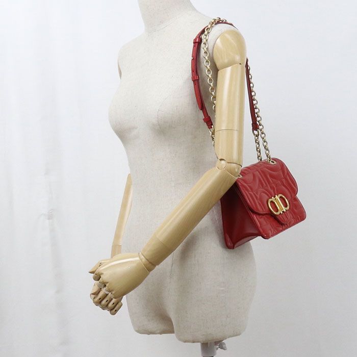 FERRAGAMO フェラガモ チェーンショルダーバッグ ガンチーニ 21 H153 ショルダーバッグ カーフ【中古】 レディース