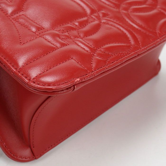FERRAGAMO フェラガモ チェーンショルダーバッグ ガンチーニ 21 H153 ショルダーバッグ カーフ【中古】 レディース