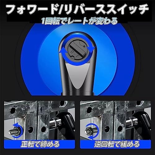 DayPlus ラチェットレンチ 電動ラチェットレンチ 電動ラチェット 12V コードレス 多機能 ソケット 最大トルク40Nm 1.5Ahバッテリー2本 正逆転両用 10/11/12/13/14/15/17mm インパクトソケット7本 車輌 55cf57b4