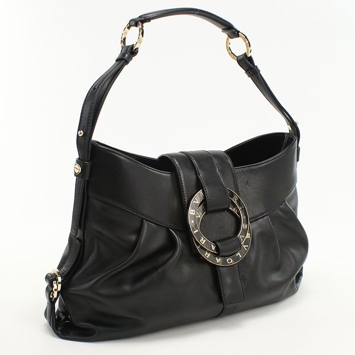BVLGARI ブルガリ ワンショルダー チャンドラ ショルダーバッグ カーフ【中古】 レディース