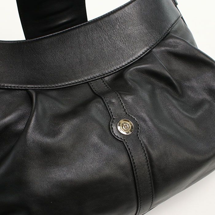 BVLGARI ブルガリ ワンショルダー チャンドラ ショルダーバッグ カーフ【中古】 レディース