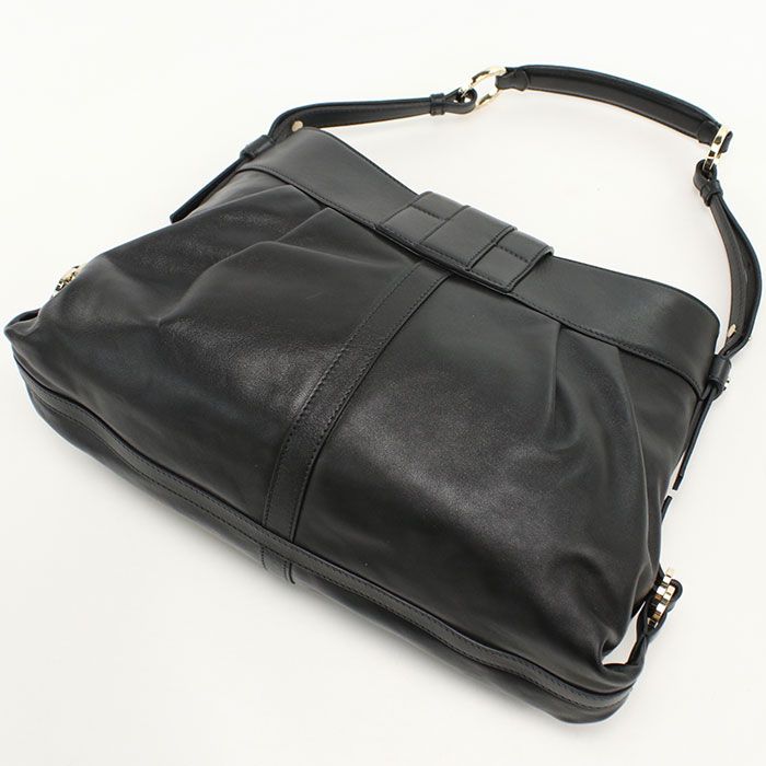 BVLGARI ブルガリ ワンショルダー チャンドラ ショルダーバッグ カーフ【中古】 レディース