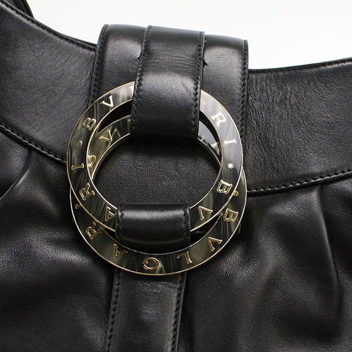 BVLGARI ブルガリ ワンショルダー チャンドラ ショルダーバッグ カーフ【中古】 レディース