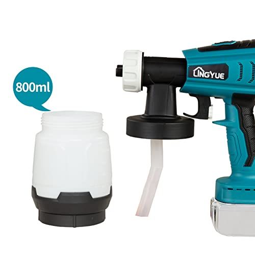 lingyue コードレススプレーガン本体のみ マキタ 18V バッテリー専用 BL1830 BL1840 BL1850B BL1860B バッテリー対応 本体のみwb ae4861c8