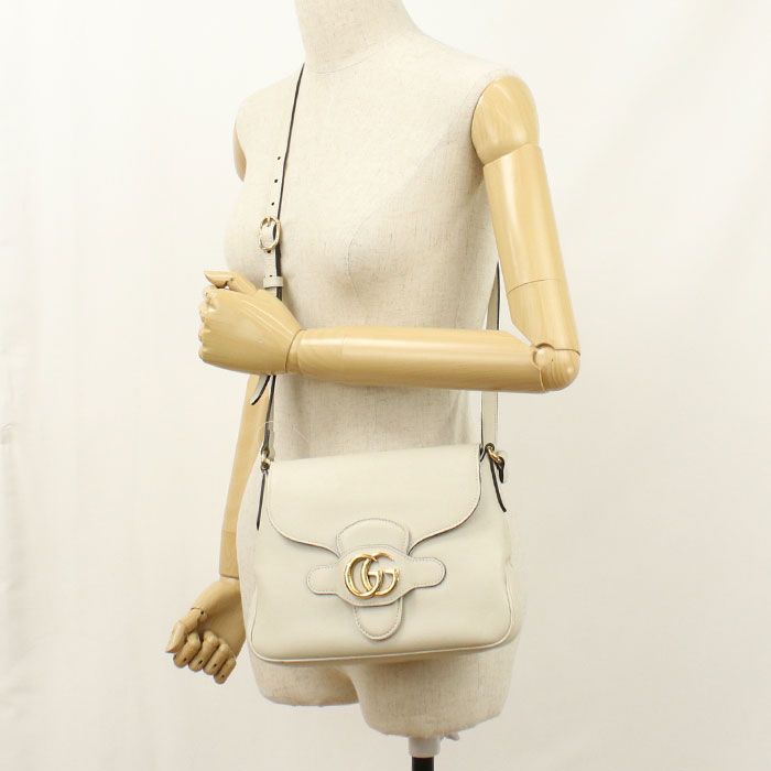 GUCCI グッチ GGマーモント 648934 斜め掛け ショルダーバッグ/レザー【中古】 レディース